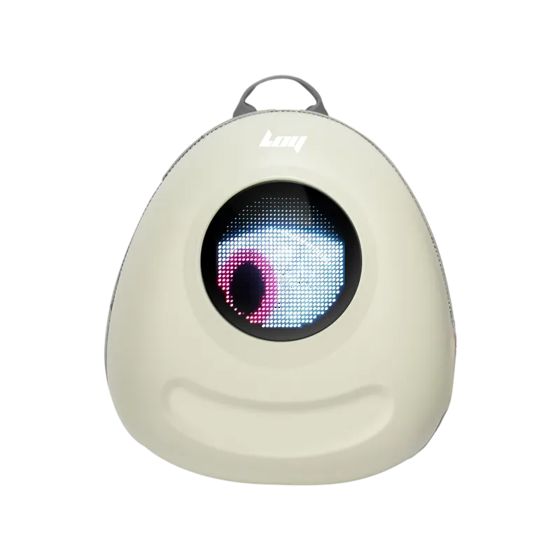 Big Eye Led Backpack - White