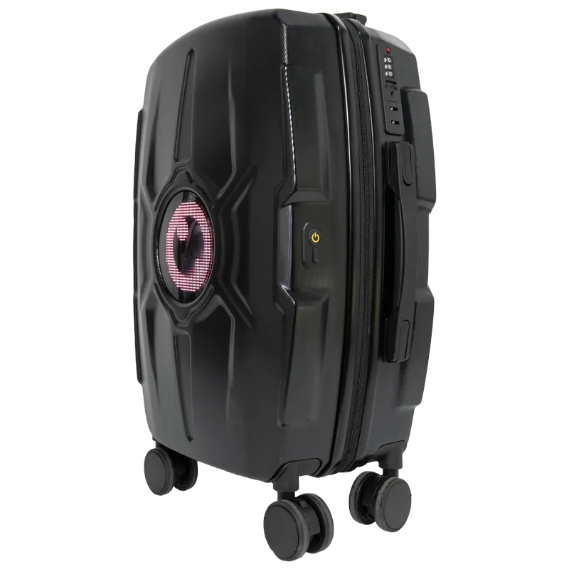 Global Heart Led Luggage Bag
